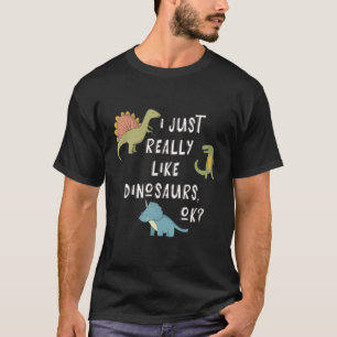 Dinosaurusliefhebber vind ik gewoon heel leuk dino t-shirt