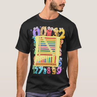 Dinosaurusnummers Idee voor kinderen en leraren Wi T-shirt