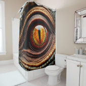 Dinosaurusoog Douchegordijn (In situ)