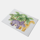 Dinosauruspalmbomen Deurmat (Schuin)