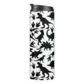 Dinosauruspatroon 01 b. Blue BG Thermosbeker (Geroteerd rechts)