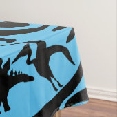 Dinosauruspatroon 01 b. Lblue BG Tafelkleed (Voorbeeld)