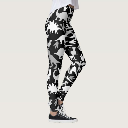 Dinosauruspatroon 01A Leggings (Rechts)