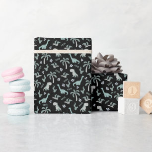 Dinosauruspatroon Cadeaupapier