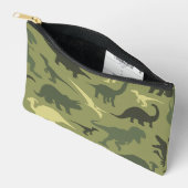 Dinosauruspatroon, dinosaurussilhouet, groene dino etui (Open)