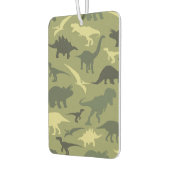 Dinosauruspatroon, dinosaurussilhouet, groene dino luchtverfrisser (Links)