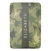 Dinosauruspatroon, Dinosaurussilhouet, Jouw naam Badmat (Voorkant Verticaal)