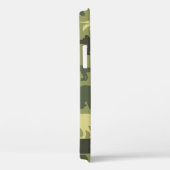 Dinosauruspatroon, Dinosaurussilhouet, Jouw naam Case-Mate iPhone Case (Achterkant / Rechts)