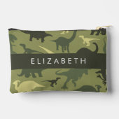 Dinosauruspatroon, Dinosaurussilhouet, Jouw naam Etui (Achterkant)