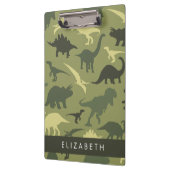 Dinosauruspatroon, Dinosaurussilhouet, Jouw naam Klembord (Links)