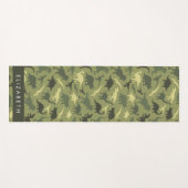 Dinosauruspatroon, Dinosaurussilhouet, Jouw naam Yogamat (Voorkant (horizontaal))