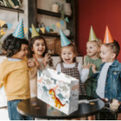 Dinosauruspatroon voor u grote geschenkzak groot cadeauzakje