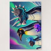 dinosauruspinguïn legpuzzel (Verticaal)