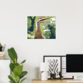 Dinosaurusposter - Quetzalcoatlus Poster (Thuiskantoor)