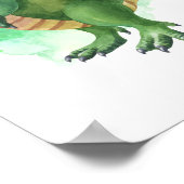Dinosaurusprint dino kinderkamer poster (Hoek)