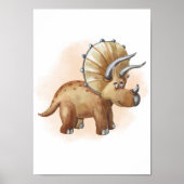 Dinosaurusprint dino kinderkamer poster (Voorkant)