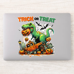 DINOSAURUSPUNS, TRUC OF BEHANDELT DINO STICKER