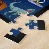 dinosauruspuzzel legpuzzel (Zijkant)