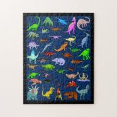 dinosauruspuzzel legpuzzel (Verticaal)
