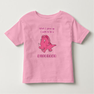 dinosaurusroze opgroeien kinder shirts