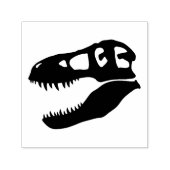 Dinosaurusschedel T. rex Zelfinktende Stempel (Design)