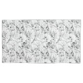 Dinosaurusschets Kussensloop (Voorkant-Links)