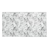 Dinosaurusschets Kussensloop (Achterkant-Links)