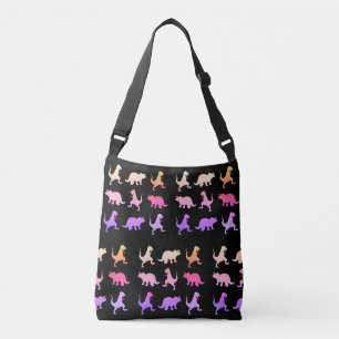 Dinosaurussen, aangepaste alles-over-printCanvas t Crossbody Tas