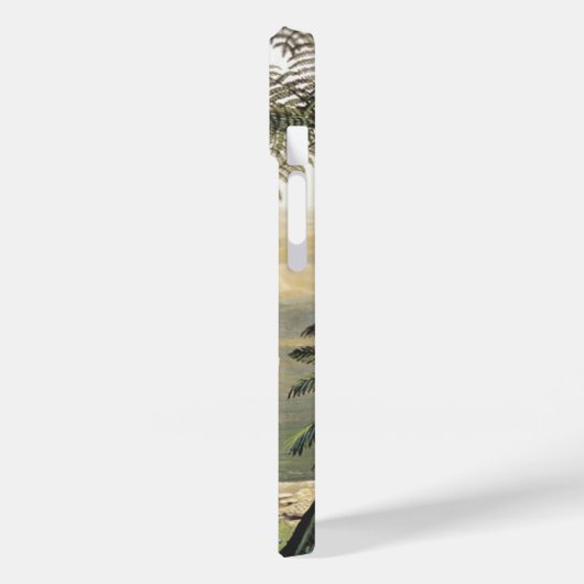 dinosaurussen, Amargasaurus met palmbomen Case-Mate iPhone Case (Achterkant / Links)