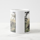  dinosaurussen, Amargasaurus met palmbomen Grote Koffiekop (Voorkant)