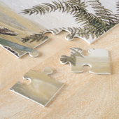  dinosaurussen, Amargasaurus met palmbomen Legpuzzel (Zijkant)