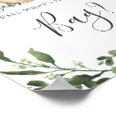 Dinosaurussen Baby shower Raad eens wat er in het Poster (Hoek)