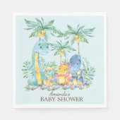 Dinosaurussen Baby showers servetten (Voorkant)