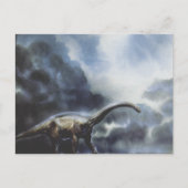  dinosaurussen, Barapasaurus met Storm wolken Briefkaart (Voorkant)
