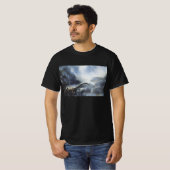  dinosaurussen, Barapasaurus met Storm wolken T-shirt (Voorkant volledig)