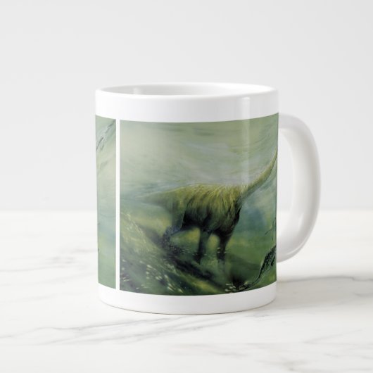 dinosaurussen, Brachiosaurus die zwemmen in de oc Grote Koffiekop (Voorkant rechts)