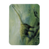  dinosaurussen, Brachiosaurus die zwemmen in de oc Magneet (Verticaal)