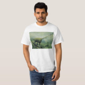  dinosaurussen, Brachiosaurus die zwemmen in de oc T-shirt (Voorkant volledig)