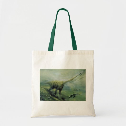  dinosaurussen, Brachiosaurus die zwemmen in de oc Tote Bag (Voorkant)