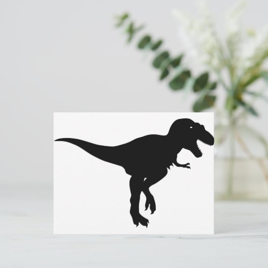 dinosaurussen briefkaart (Staand voorkant)