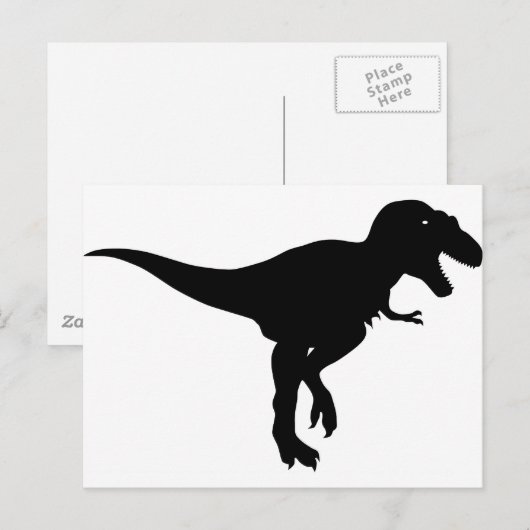 dinosaurussen briefkaart (Voorkant / Achterkant)