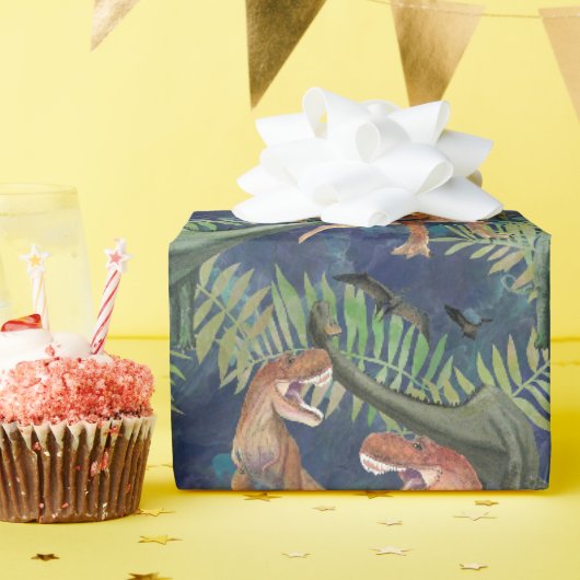 Dinosaurussen Cadeaupapier (Verjaardagsfeest)
