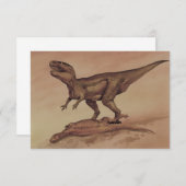  dinosaurussen, Carnivore Giganotosaurus (Voorkant / Achterkant)