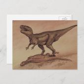 dinosaurussen, Carnivore Giganotosaurus Briefkaart (Voorkant / Achterkant)