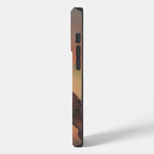  dinosaurussen, Carnotaurus Roaring in Oerwoud Case-Mate iPhone Case (Achterkant / Links)