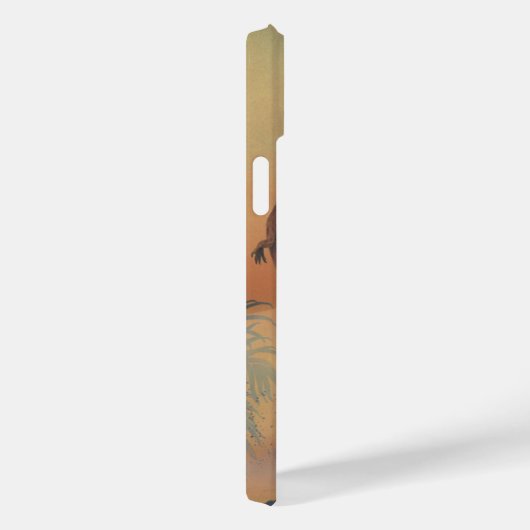  dinosaurussen, Carnotaurus Roaring in Oerwoud Case-Mate iPhone Case (Achterkant / Rechts)