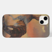  dinosaurussen, Carnotaurus Roaring in Oerwoud Case-Mate iPhone Case (Achterkant (horizontaal))