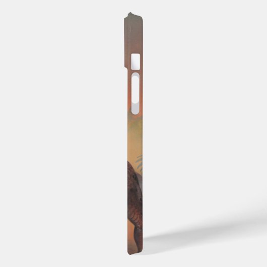 dinosaurussen, Carnotaurus Roaring in Oerwoud Case-Mate iPhone Case (Achterkant / Links)