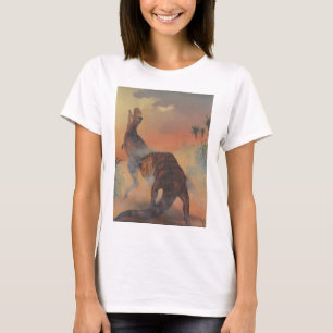  dinosaurussen, Carnotaurus Roaring in Oerwoud T-shirt