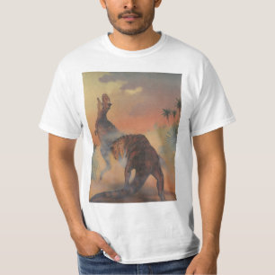 dinosaurussen, Carnotaurus Roaring in Oerwoud T-shirt